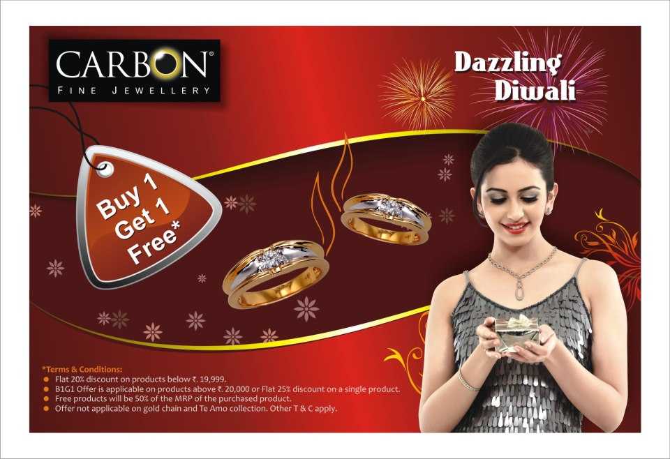 Dazzling Diwali offer from Carbon Fine Jewellery in Bangalore