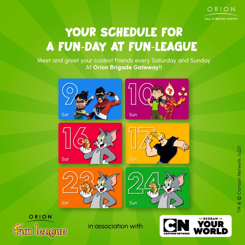 Orion Mall Fun League in Association with Cartoon Network | Events in  Bangalore / Bengaluru 