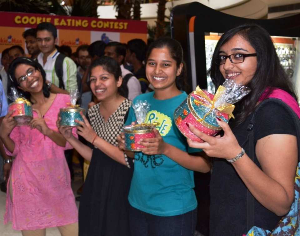 Cookie Eating Contest at Cookie Man in Forum Mall, Koramangala on 7