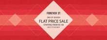 Forever 21 End of Season Flat Price Sale - Starting from Rs.100, Select Styles only*