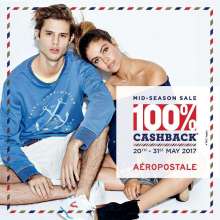 Aeropostale Mid-Season Sale - 100% cashback