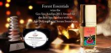 Forest Essentials wins the Geo Spa AsiaSpa 2011 Awards for the Best Spa Product with its Age Defying Facial Serum Soundarya