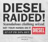 Get your hands on some funky Diesel merchandise at up to 50% off
