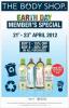 The Body Shop Earth Day Members Special 21st to 23rd April 2012