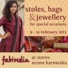 Events in Bangalore - Stoles, Bags & Jewellery for special occasions from 9 to 14 February 2013 at <strong>fabindia</strong> stores across Karnataka