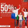 GET READY TO GO ON A SHOPPING SPREE WITH INORBIT MALL’S MUCH AWAITED FLAT 50% SALE